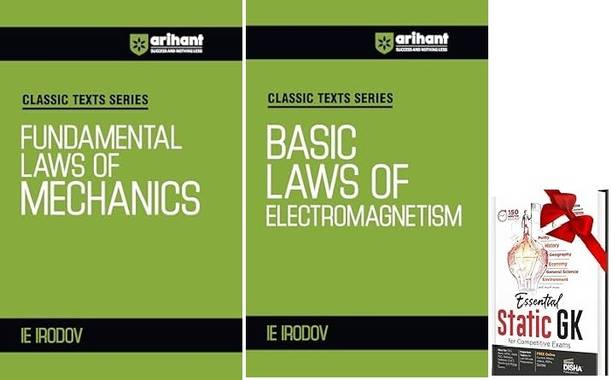 Classic Texts Series for All Engineering Entrances Aspirants | Basic Laws of Electromagnetism & Fundamental Laws of Mechanics- IE Irodov | For Exam Exam 2025-26 & STATIC GK
