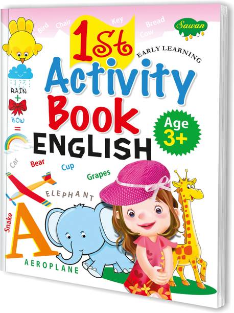 1st Activity Book-English for Kids : English Activity Book, Kids Learning Books, Age 3+ Activity Book, Kids Practice Book.