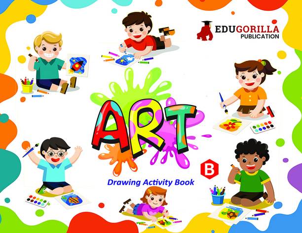 Pre-Primary Art (B) Book for Kids | Practice Exercise & Colourful Illustrations for Children