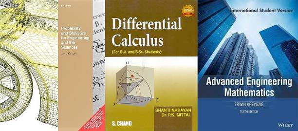 Probability and Statistics 8th Edition(USED-GOOD) & Differential Calculus(USED-GOOD) & Advanced engineering mathematics(USED-GOOD)