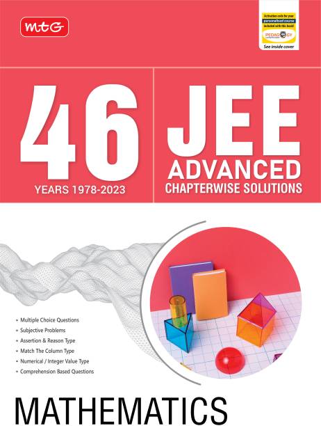 MTG 46 Years JEE Advanced Previous Years Solved Question Papers (1978-2023) with Chapterwise Solutions Mathematics Book | JEE Advanced PYQ For 2024 Exam