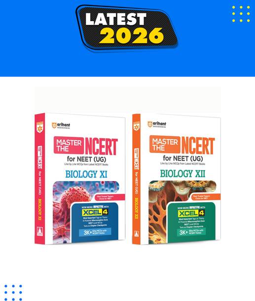 Arihant Master the NCERT Biology Class 11 and 12 | For NEET (UG) & CUET Exam 2026- 2027 | Line by Line MCQs from Latest NCERT Book | NCERT-Based 6000+ MCQs, AI-Based Misconception Zone