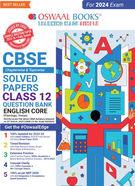 CBSE Chapterwise Solved Papers 2023-2014 English Core Class 12th (2024)
