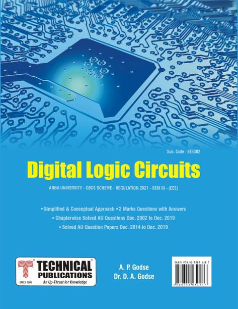 Digital Logic circuits for BE Anna University R21CBCS (III-EEE - EE3302)