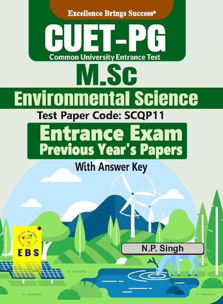 CUET M.Sc Environmental Science Entrance Exam Previous Year's Papers(English Medium)  - CUET PG Environmental Science Exam Book Test Paper Code SCQP11