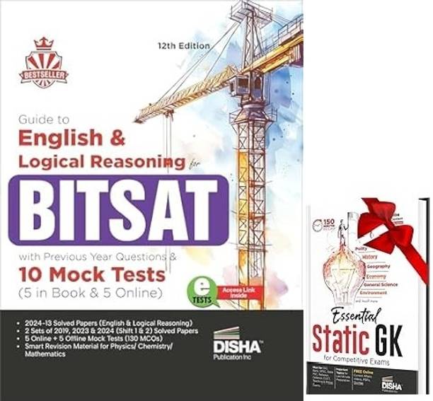 Guide to English & Logical Reasoning for BITSAT with Previous Year Questions & STATIC GK