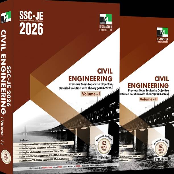 ssc jee civil objective combo set of 2 books pyq 2026 exam