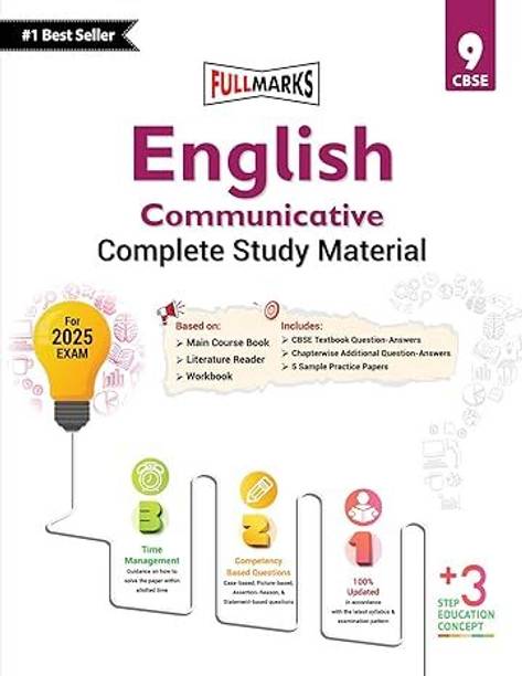 FULL MARKS English Communicative Class 9 (Complete Study Material) | NCERT Solutions | Question Bank | Reference Books | Help Books | CW Solutions | NCERT Textual Questions | Study Material