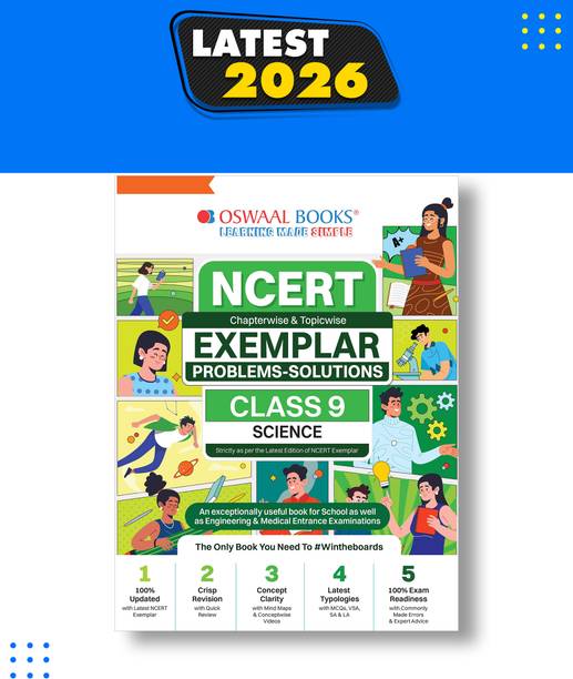 Oswaal Ncert Exemplar (Problems - Solutions) Class 9 Science Book