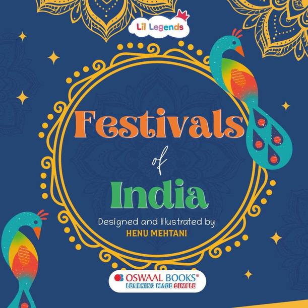 Oswaal Lil Legends Festival of India Story Book for Kids | Illustrated Short Stories on Holi, Eid, Diwali, Dussehra & More | Colourful Bedtime Book for Ages 3+ | Learn About Indian Festivals