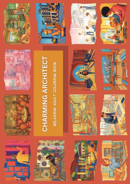 Charming Architect  - Relaxing Adult Coloring Book
