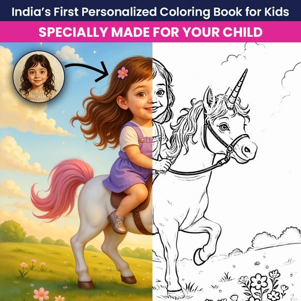 Personalized Fantasy Coloring Book for Kids with Name & Photo | A4 | 32 Pages | Ages 3–12 | Custom Adventure Gift  - Custom Fantasy Coloring Book for Kids with Name & Photo | Personalized Adventure Ac