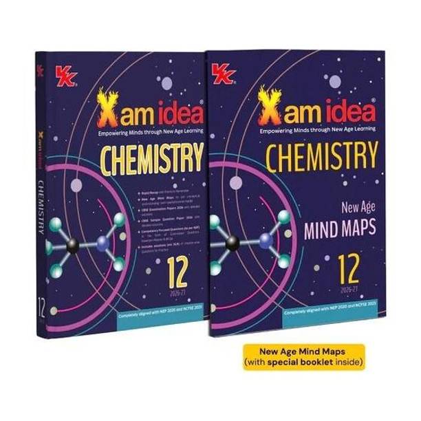 Xam idea Chemistry Class 12 (CBSE 2026-27) | Rapid Recap | With New Age Mind Maps | CBSE Examination Papers 2026 with Detailed Solutions | CBSE Sample Question Paper 2026 with Detailed Solutions | Competency-Focused Questions