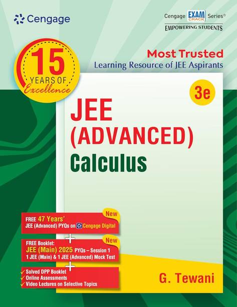 JEE Advanced Calculus with Free Online Assessments and Digital Content (Concept videos and Solution videos) 2025