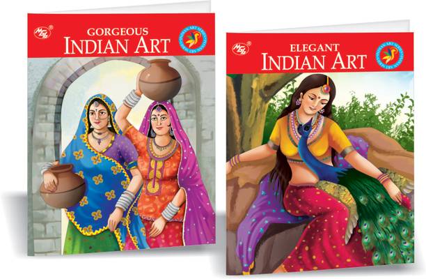 Indian Art Coloring Books - Set of 2 Books