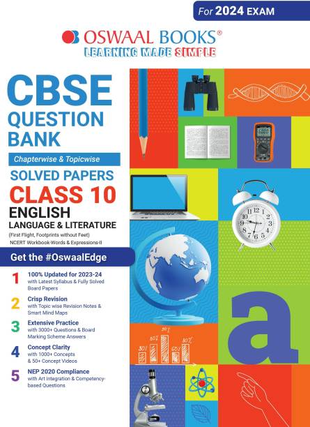 Oswaal Cbse Chapterwise & Topicwise Question Bank Class 10 English Language & Literature Book (for 2022 Board Exams)