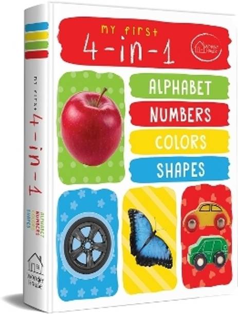 My First 4 in 1 Alphabet Numbers Colours Shapes - By Miss & Chief