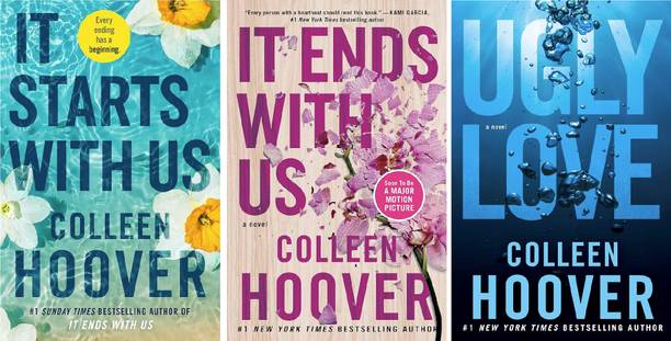 IT STARTS WITH US + IT ENDS WITH US + UGLY LOVE (3 books set combo){FREE BOOKMARK INSIDE}