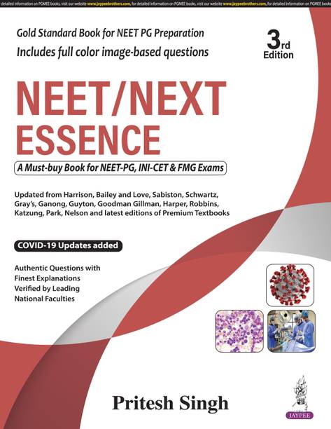 NEET Essence, 3/E: NEET PG PYQ Solved Papers for NEET-PG, INI-CET and FMGE Aspirants | 5 Years Solved Question Papers (2018-2022) with High-Yield Explanations, Repeat-Question Tags and Mnemonics