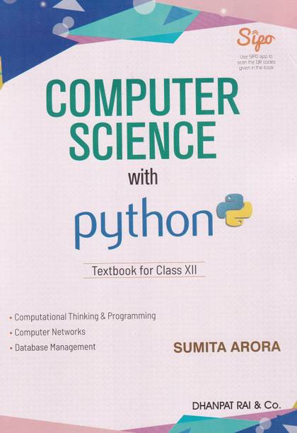 Computer Science with Python for Class 12 with 2 Disc