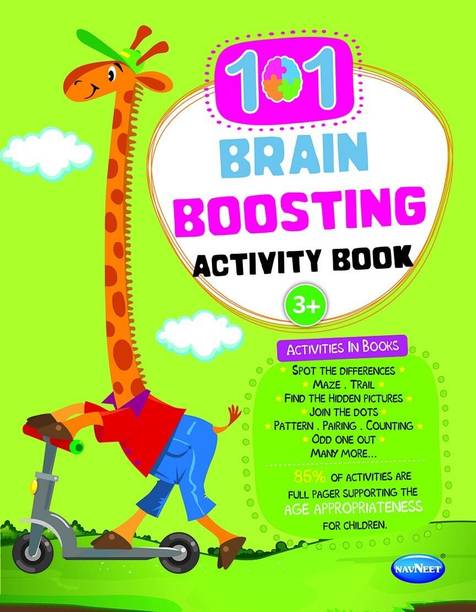 Navneet 101 Brain Boosting Activity Book 3+