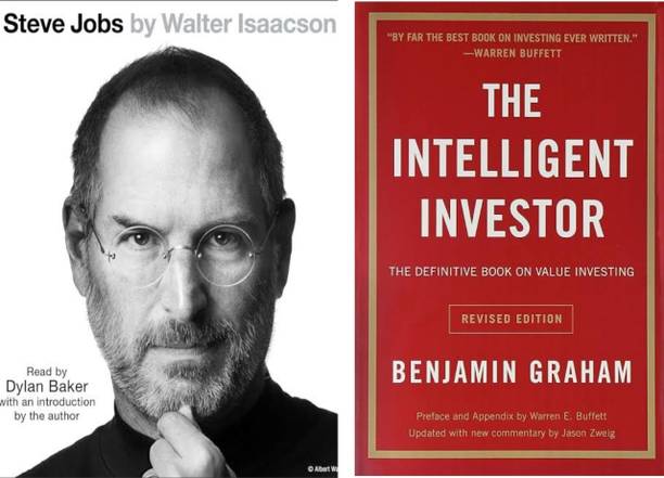Combo of 2 book Steve Jobs and Intelligent investor - Combo of two book investment skills with 2 Disc