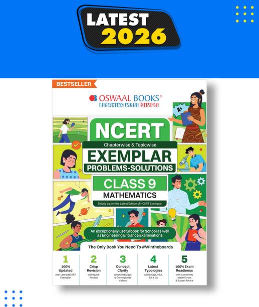NCERT Exemplar (Problems - Solutions) Class 9 Mathematics Book For Latest Exam