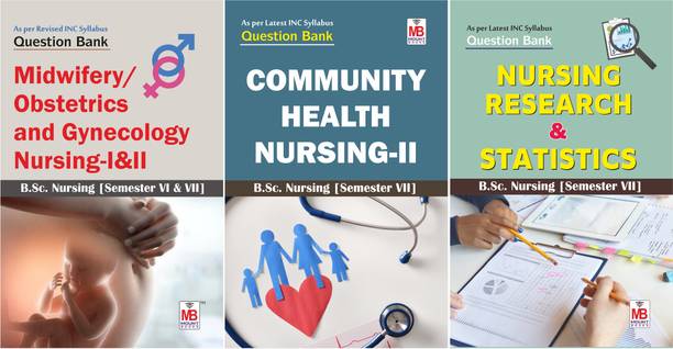 BSC नर्सिंग सेमेस्टर-7 QB [सेट ऑफ 3 बुक्स]