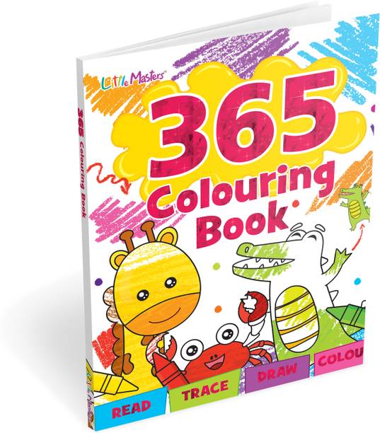365 Colouring Book for Kids – Alphabet, Objects, and Fun Learning Activities | Big Colouring and Tracing Book for Preschool & Early Learners