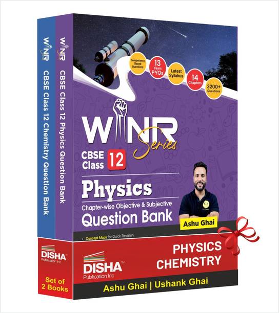 Disha Combo (set of 2 Books) WINR Series CBSE Class 12 Physics & Chemistry Chapter-wise Objective & Subjective Question Bank | New Syllabus | For 2026 Exam | Fully Solved | Competency (CFPQ)