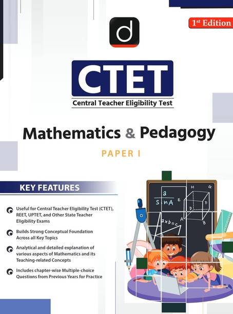 CTET Mathematics & Pedagogy – Paper I | English | First Edition | Drishti CTET | Comprehensive Guide For Exam Preparation