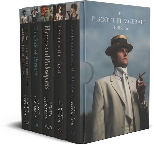 F. Scott Fitzgerald 5 Books Collection Box Set (Flappers and Philosophers, The Beautiful and Damned, Tender is the Night, This side of Paradise & Curious case of Benjamin Button)