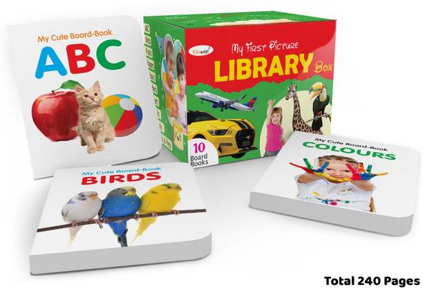 Gift Set For My First All in One Picture Library Box | Green Edition : 10 Books