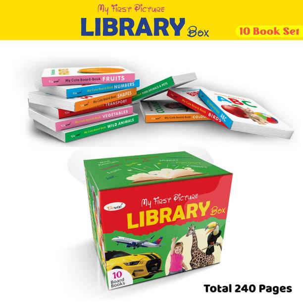 Toddlers learning library box set (Green Edition) : set of 10 Books For Children