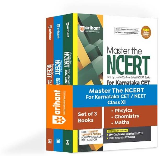 Arihant Master the NCERT Physics, Chemistry and Biology Class 11 | 2000+ Chapterwise-Topicwise MCQs | Concept Maps & NCERT Tracker | For KCET, NEET, JEE | Exam 2025-26