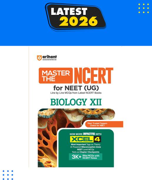 Arihant Master the NCERT Biology Class 12 | For NEET (UG) and CUET Exam 2026-2027 | Line by Line MCQs from Latest NCERT Book | NCERT-Based 3000+ MCQs, AI-Based Misconception Zone