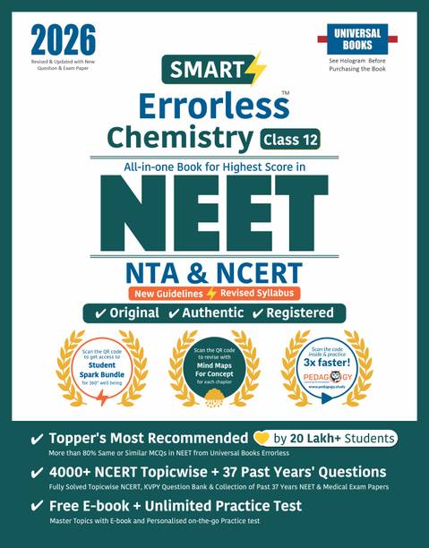 Smart Errorless Chemistry NEET 2026 Class 12