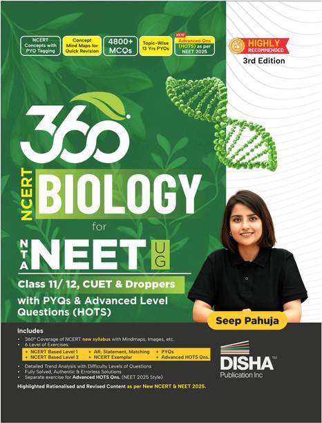 Disha 360 Ncert Biology for Nta Neet (Ug), Cuet, Class 11