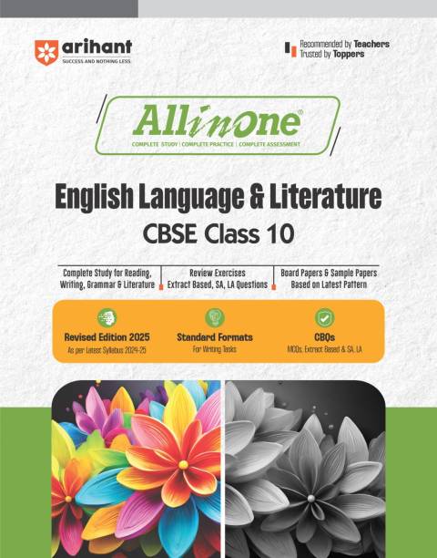 All in One English Language & Literature Cbse Class 10th Based on Latest Ncert for Cbse Exams 2025