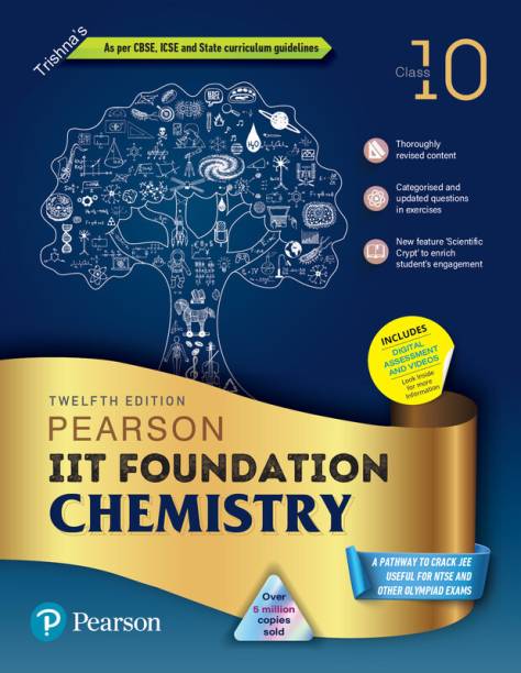 Pearson IIT Foundation'24 Chemistry Class 10, As Per CBSE, ICSE . For JEE | NEET | NSTE | Olympiad|Free access to elibrary, vidoes & Myinsights Self Preparation - 6th Edition By Pearson