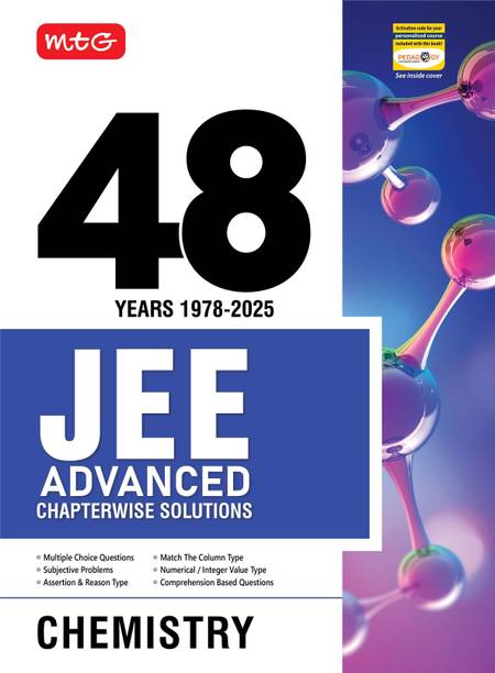 MTG 48 Years JEE Advanced (2025-1978) Chapter-wise Previous Years Solved Question Papers Chemistry Book | JEE Advanced PYQ Question Bank For 2026 Exam