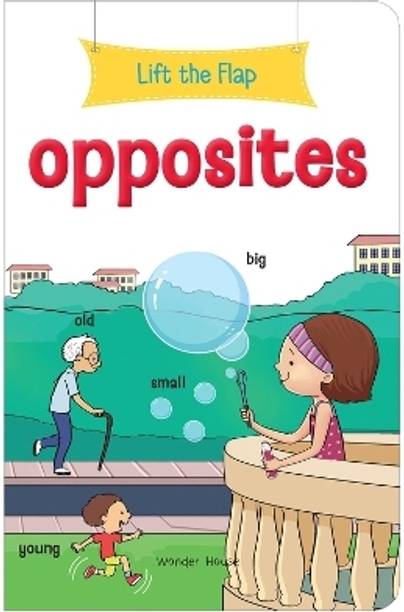 Lift the Flap Opposites Early Learning Novelty for Children  - By Miss & Chief