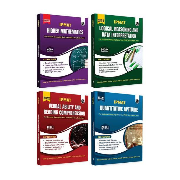 PW IPMAT Quant, Verbal Ability, Logical Reasoning and DI, Higher Math Combo of 4