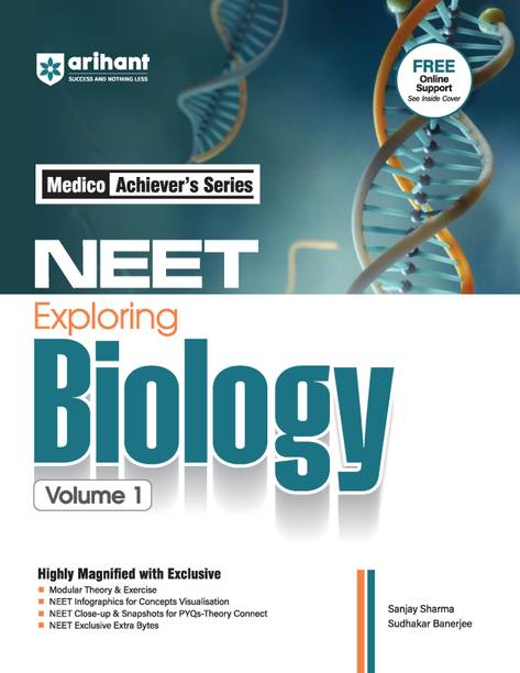 Arihant NEET Objective Biology Volume 1 | NEET Practice Set | With Modular Theory & Exercise MCQ Practice with PYQs, NEET Infographics & Theory Connect Tools | For Exam 2025-26