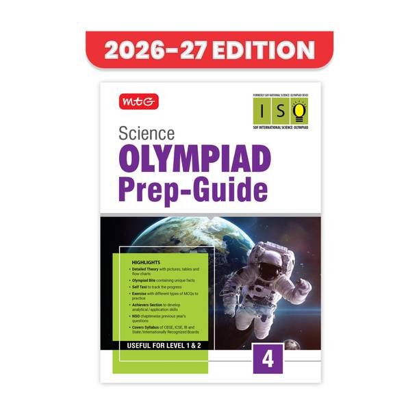 MTG Science (ISO) Olympiad Prep Guide Class 4 | Detailed Theory, Exercise with Self Test For Practice | SOF Olympiad Books For Exam 2026-27 (Useful For Level-1 & 2)
