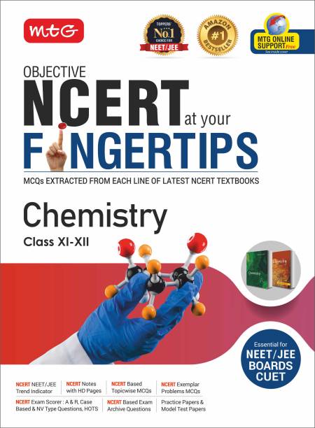 MTG Objective NCERT at your FINGERTIPS Chemistry - NCERT Notes with HD Pages, NEET-JEE Books for 2024