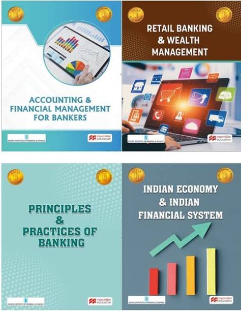 JAIIB COMBO - Principles & Practices Of Banking + Accounting & Financial Management For Bankers + Retail Banking + Indian Economy & Indian Financial System - SET OF 4 BOOKS