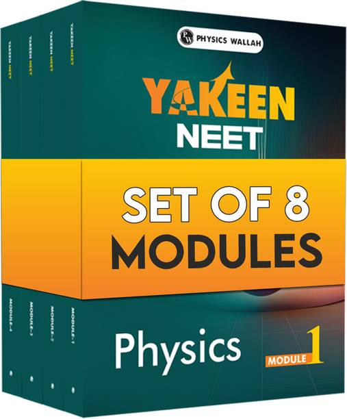 PW Yakeen For NEET Droppers Physics with Solutions Combo Set of 8 Books