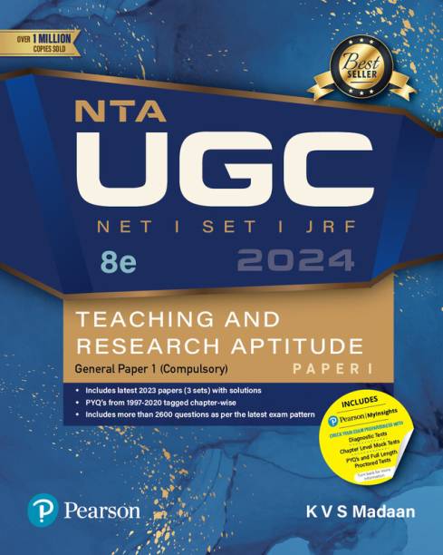 NTA UGC NET '24 Paper 1 by KVS Madaan| Teaching and Research Aptitude |Includes 2023 Question papers & 23 years chapter wise solved Previous Year Questions | Includes 2600+ Questions, 8th Edition ( English Edition)