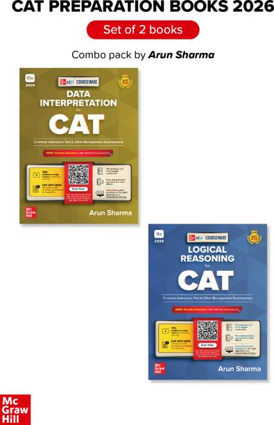Arun Sharma CAT Bundle/Set of 2 books - Logical Reasoning(LR) + Data Interpretation(DI) for CAT 2026-27 Exam | Latest Edition Combo for Preparation 2026-27